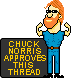 Chuck Norris Approves This Thread